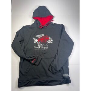 Drift Creek Outdoors Hoodie Men Medium Black The Fish House Seward AlaskaCharter